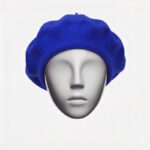 Bască damă culoare albastru regal