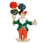 Broșe email cu strasuri în montură