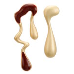 Cercei asimetrici lungi de seară