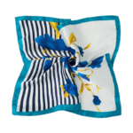 esarfa alba cu flori