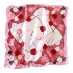 esarfa cu trandafiri roz