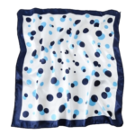 esarfa de pus pe cap cu buline