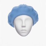 beretă franțuzească lână culoare bleu
