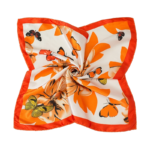 esarfa satin orange