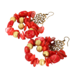 cercei vintage pietre semipretioase